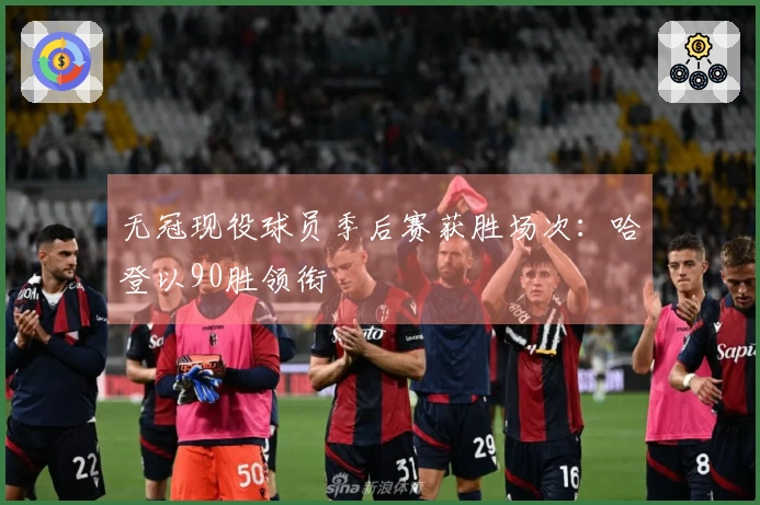 无冠现役球员季后赛获胜场次：哈登以90胜领衔